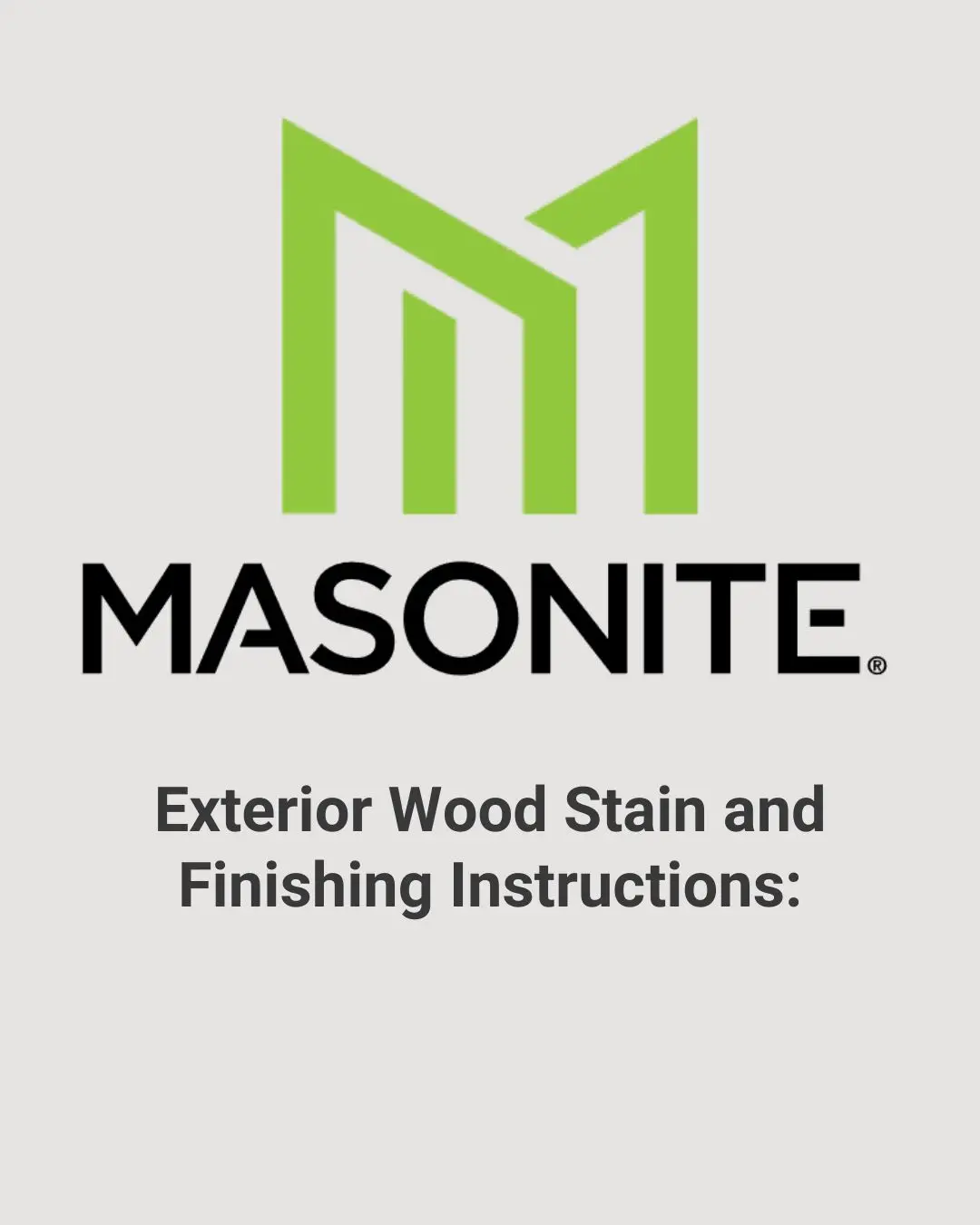 How to Stain Exterior Wood Doors and give them the FInishing Look
