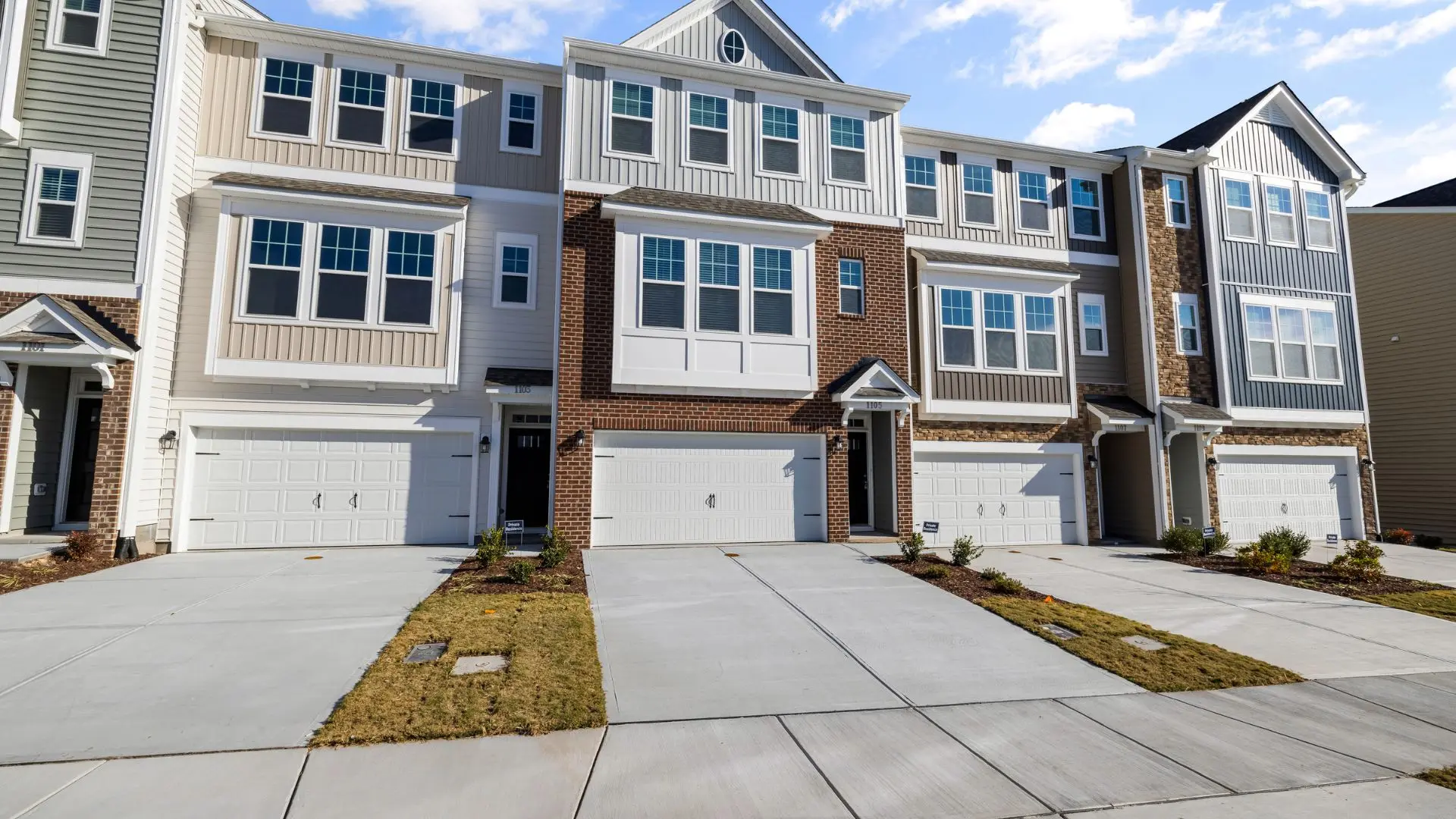 Vinyl and aluminum replacement windows installed on a residential apartment complex in Texas