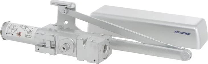 PHG HARDWARE:60DC689  Door Closer 6000 Series 6000 Series Door Closer FULL Cover w/Back Check, Aluminum (606710)