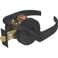 PHG HARDWARE:HS504CT19 Commercial Lock BLACK BP-504HS-CT-US19 Grade II Storeroom (F86) - SC4, 2-3/4 (E9070S), ASA