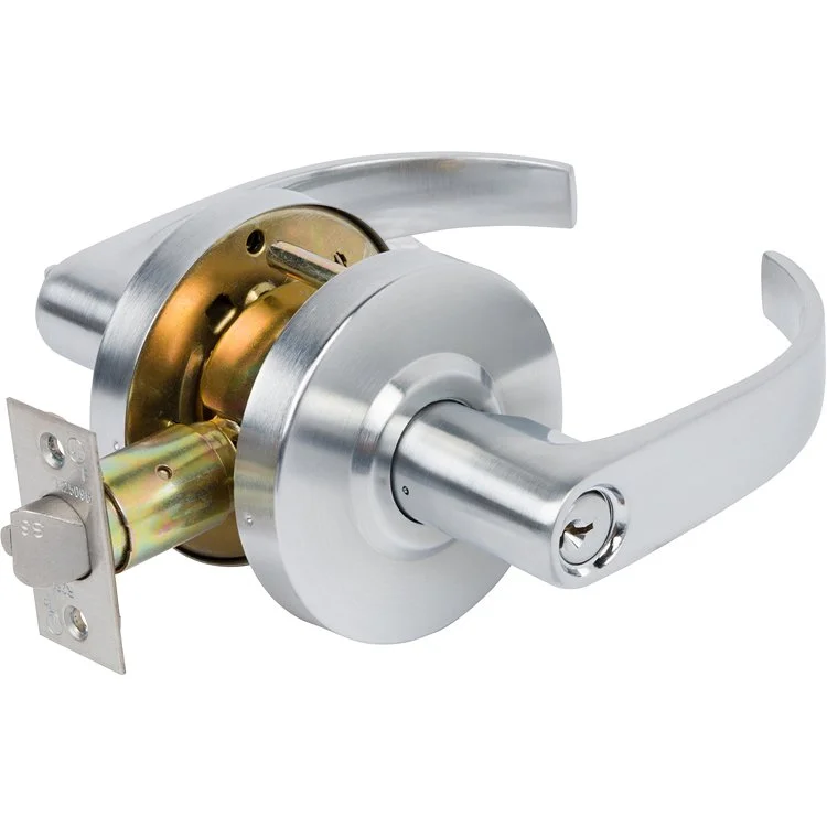 PHG HARDWARE:HS500CT26D Commercial Lock BP-500HS-CT-US26D Grade II Entry (F109) - SC4, 2-3/4 (E9070S), ASA
