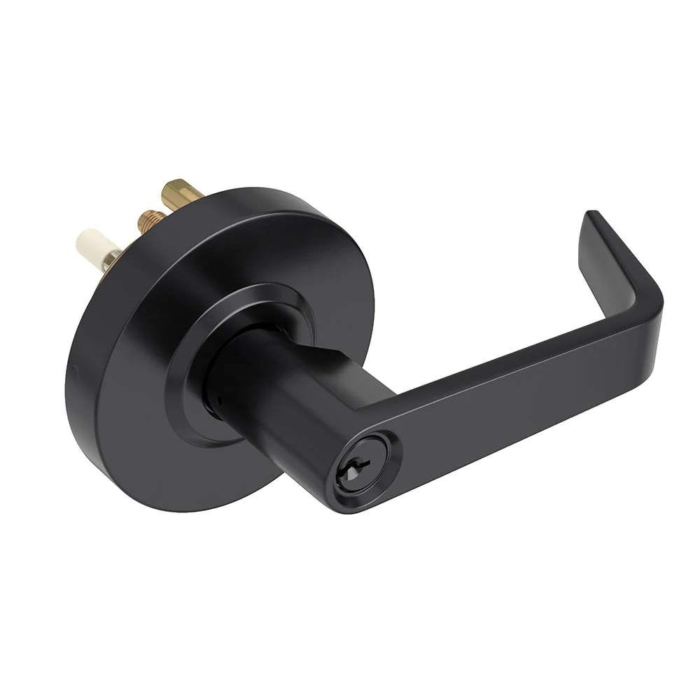 PHG HARDWARE:EL504CT19 Exit Device EL5 Series Lever Trim BLK 504EL-CT Storeroom Key In Lever Trim (F09) US19  SC4