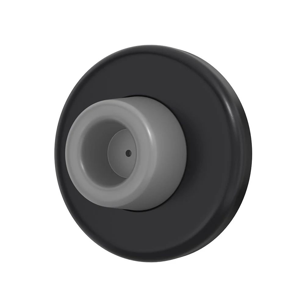 PHG HARDWARE:CWB2519 Door Hardware 2-1/2" Concave Wall Bumper (CWB25) BLACK CWB-25 2-1/2"  Wall Bumper, US19