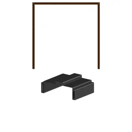 TIMELY FRAME:TIMELY BLACK FRAME 3070 67C645 DBL