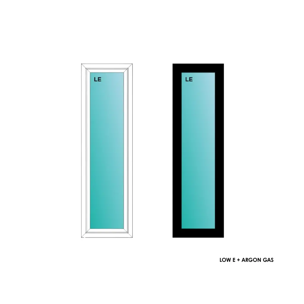 ELEVATE WINDOWS:1650 BLK PW 18X60