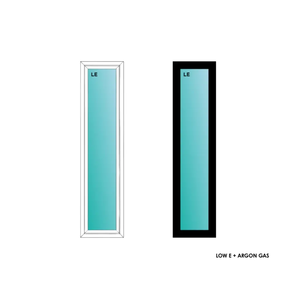 ELEVATE WINDOWS:1660 BLK PW 18X72