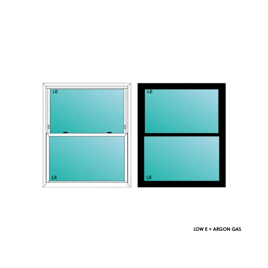 ELEVATE WINDOWS:3844 BLK SH 44X52
