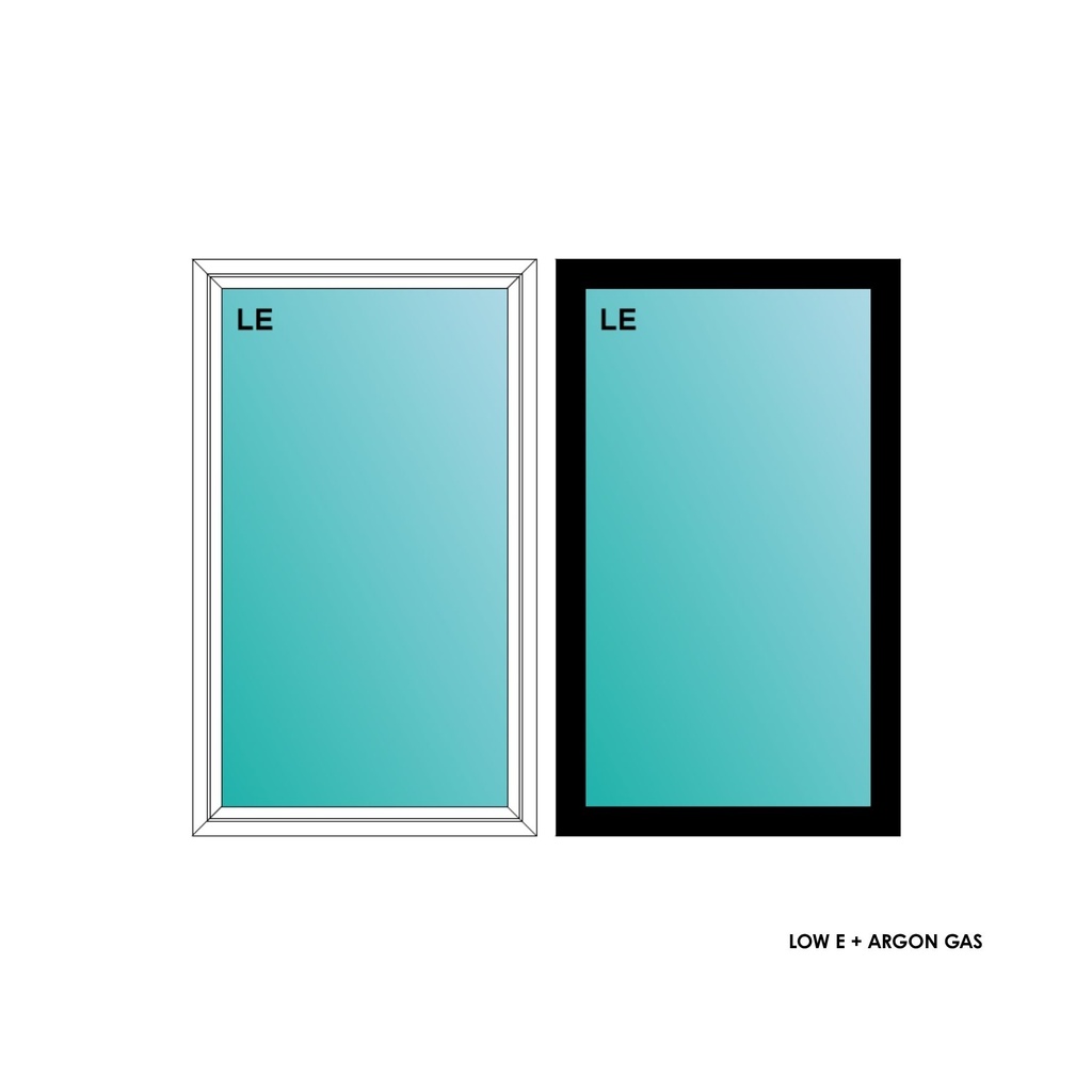 ELEVATE WINDOWS:2650 BLK PW 30X60