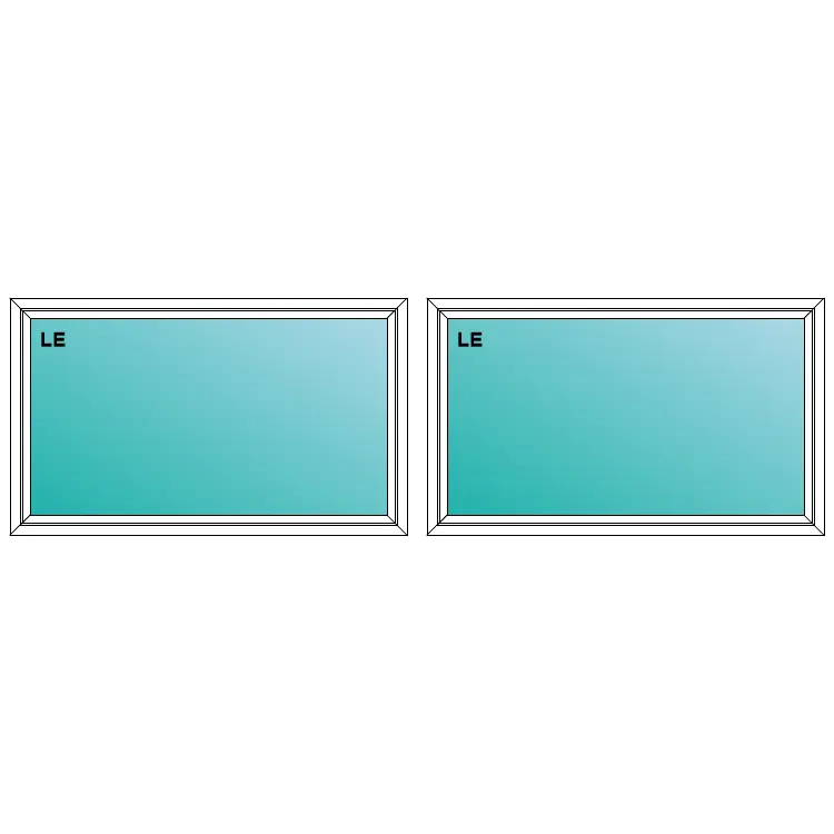 ELEVATE WINDOWS:5030 WH PW 60x36 B8 