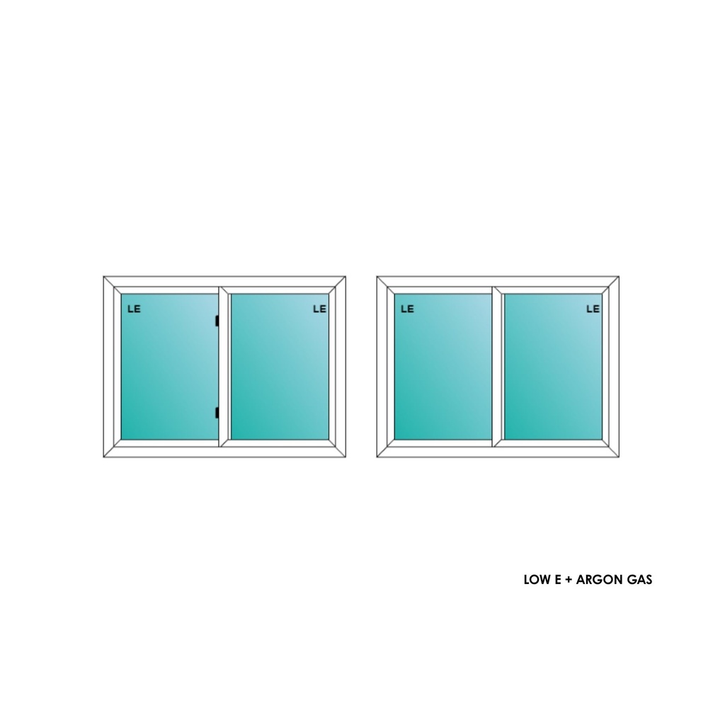 ELEVATE WINDOWS:4020 WH SVS 48X24 C3