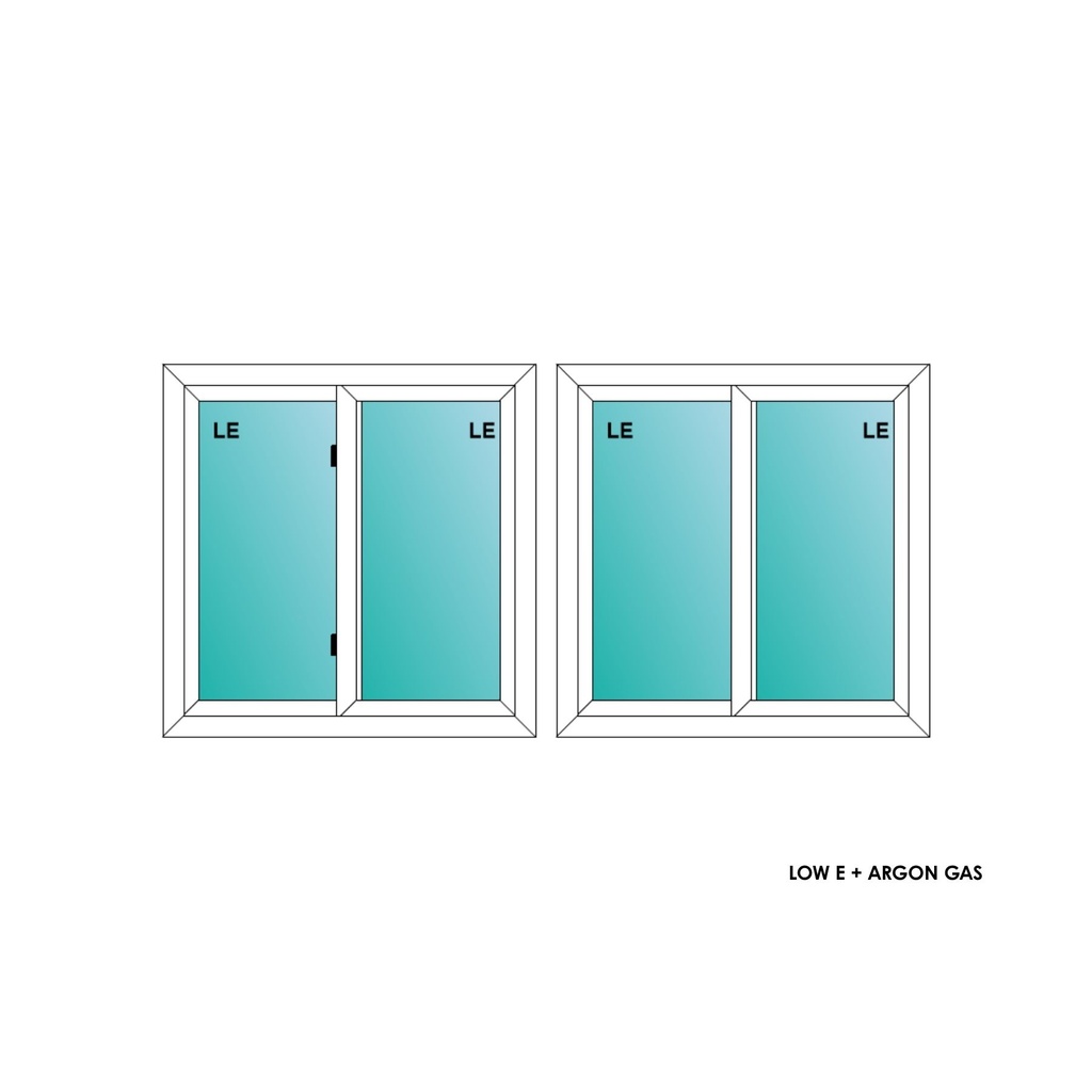 ELEVATE WINDOWS:3030 WH SL 36X36 B1