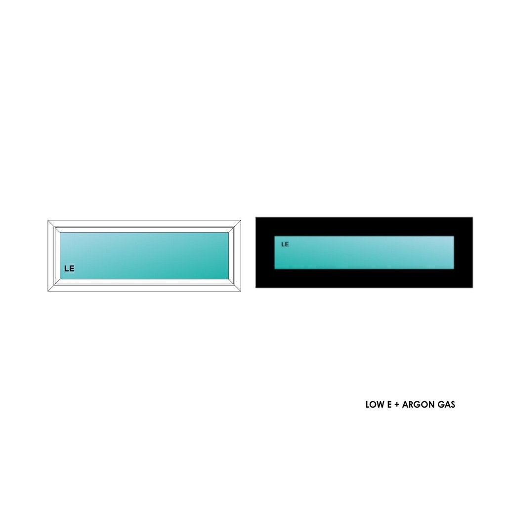 ELEVATE WINDOWS:3010 BLACK PW/OBS 36X12