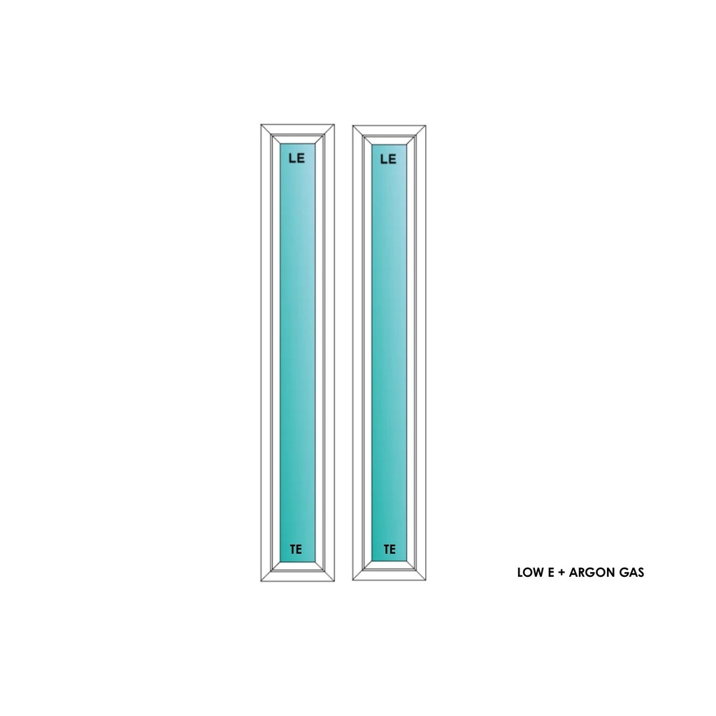 ELEVATE WINDOWS:1060 WH PW TEMPERED 12x72