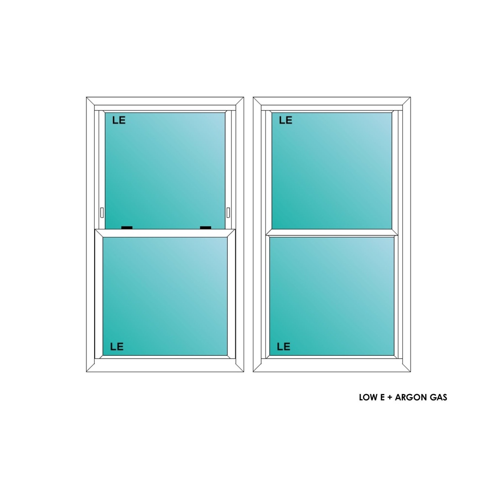 ELEVATE WINDOWS:2644 WH SH 30X52 D1