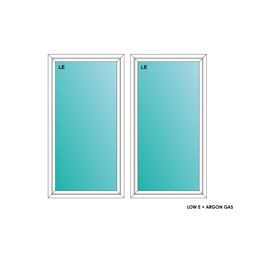 ELEVATE WINDOWS:3844 WH PW 44x52 D2