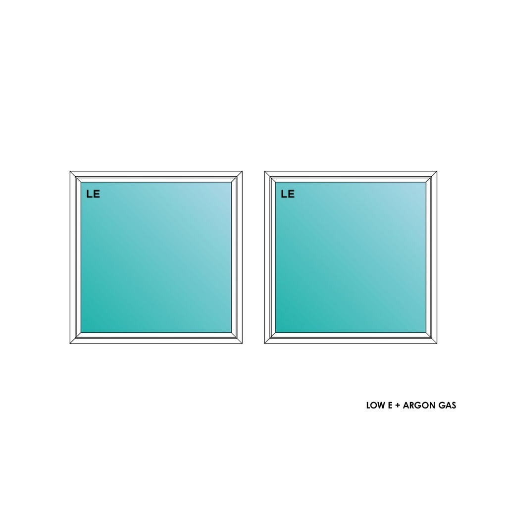 ELEVATE WINDOWS:4040 WH PW 48X48 C4