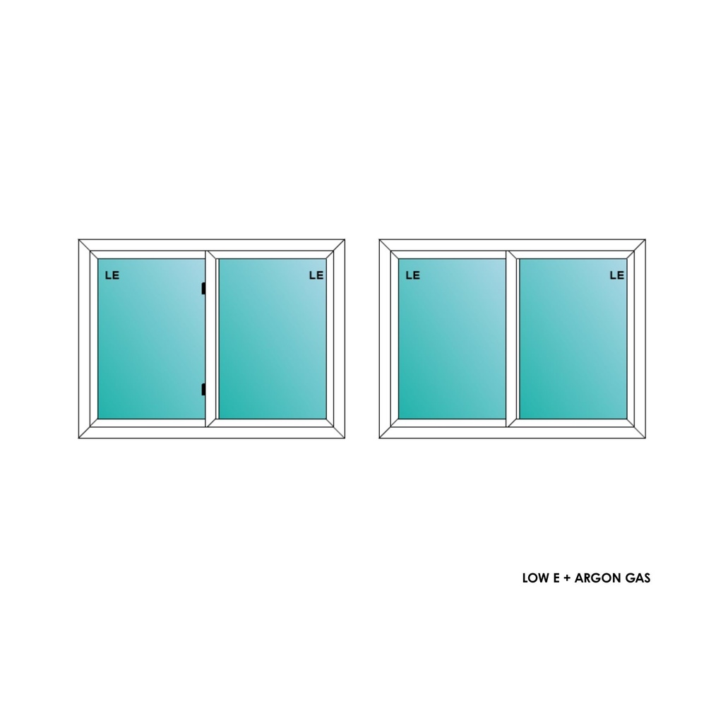 ELEVATE WINDOWS:3040 WH SL 36x48