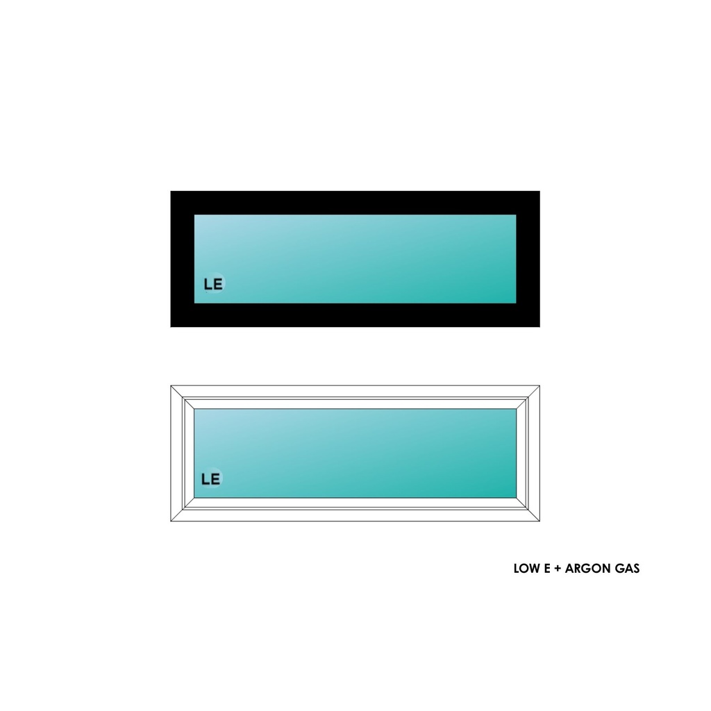ELEVATE WINDOWS:3018 BLK PW 36X20