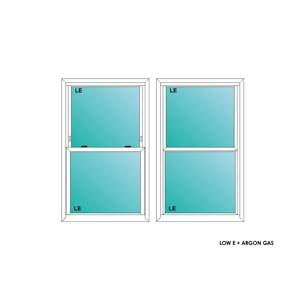 ELEVATE WINDOWS:2844 WH SH 32X52 D2