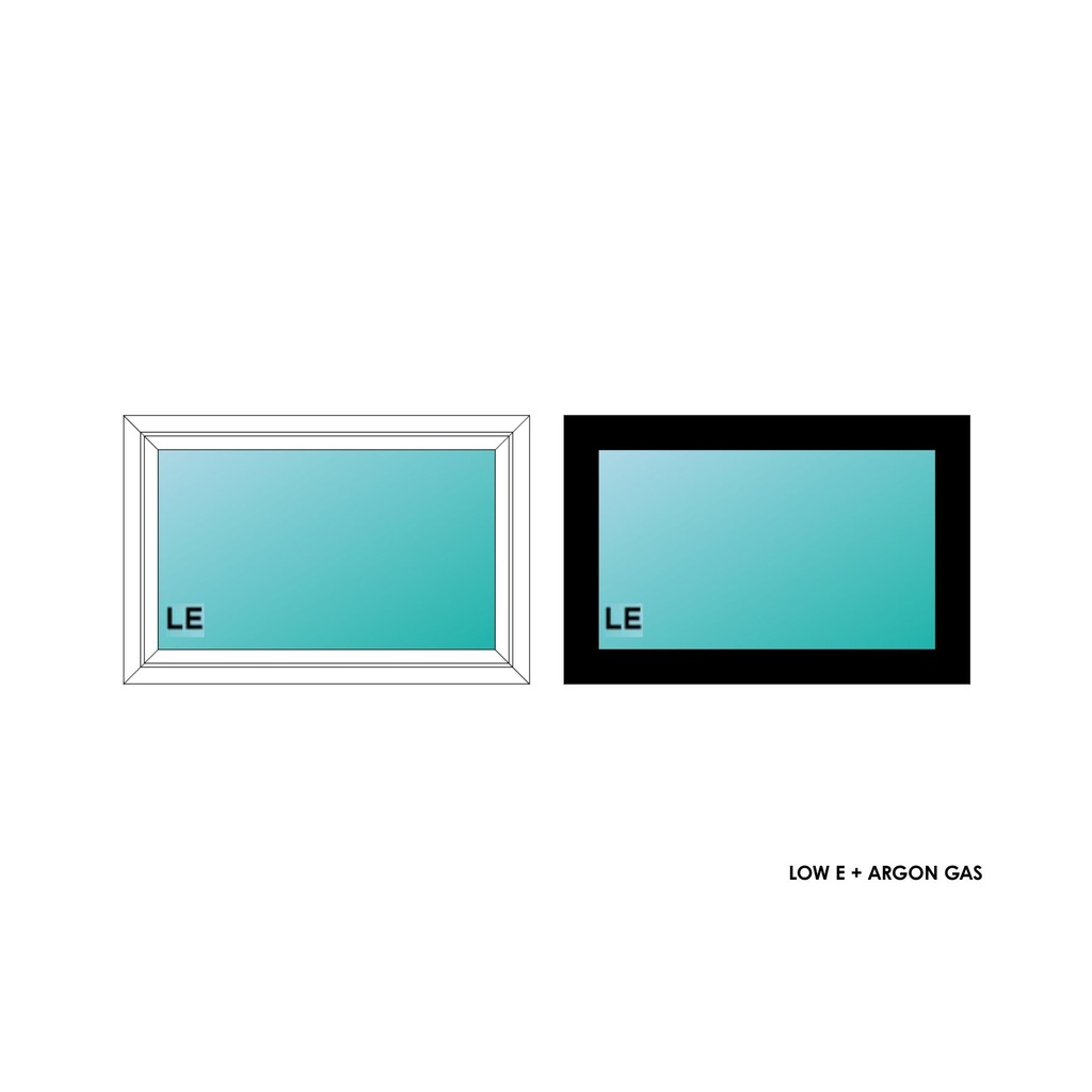 ELEVATE WINDOWS:3020 BLK PW 36X24