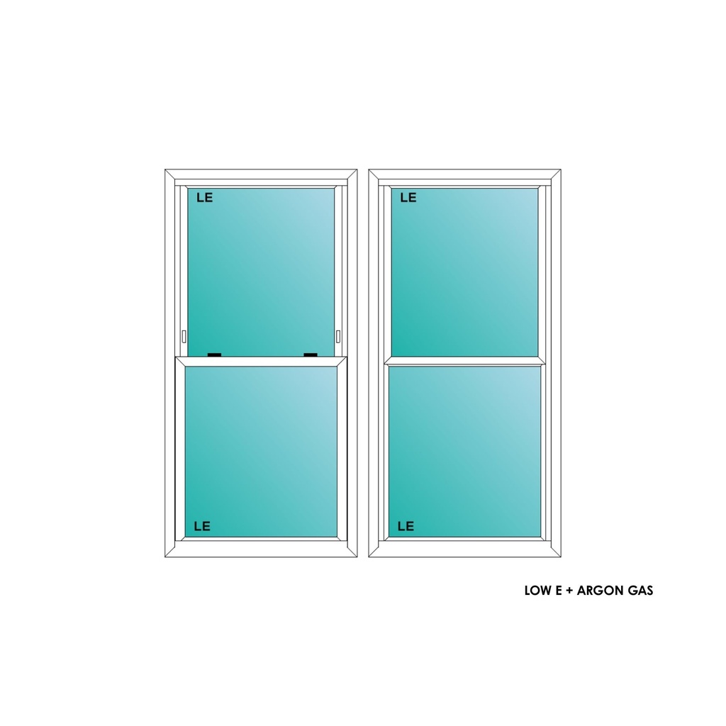 ELEVATE WINDOWS:2650 WH SH 30X60 B1