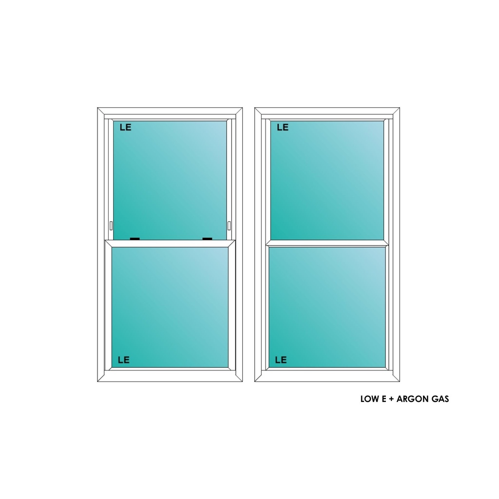 ELEVATE WINDOWS:2850 WH SH 32X60 B3
