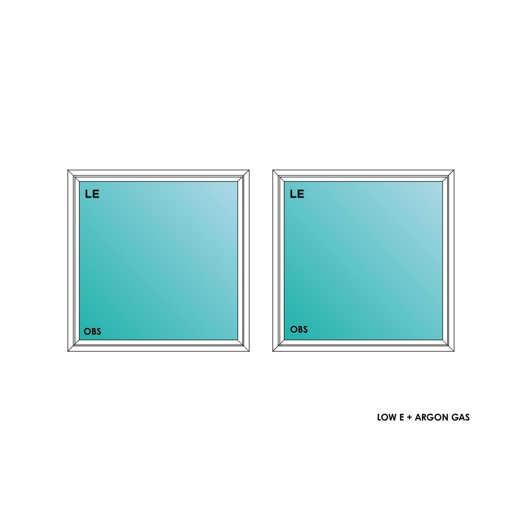 ELEVATE WINDOWS:4040 WH PW/OBS 48X48