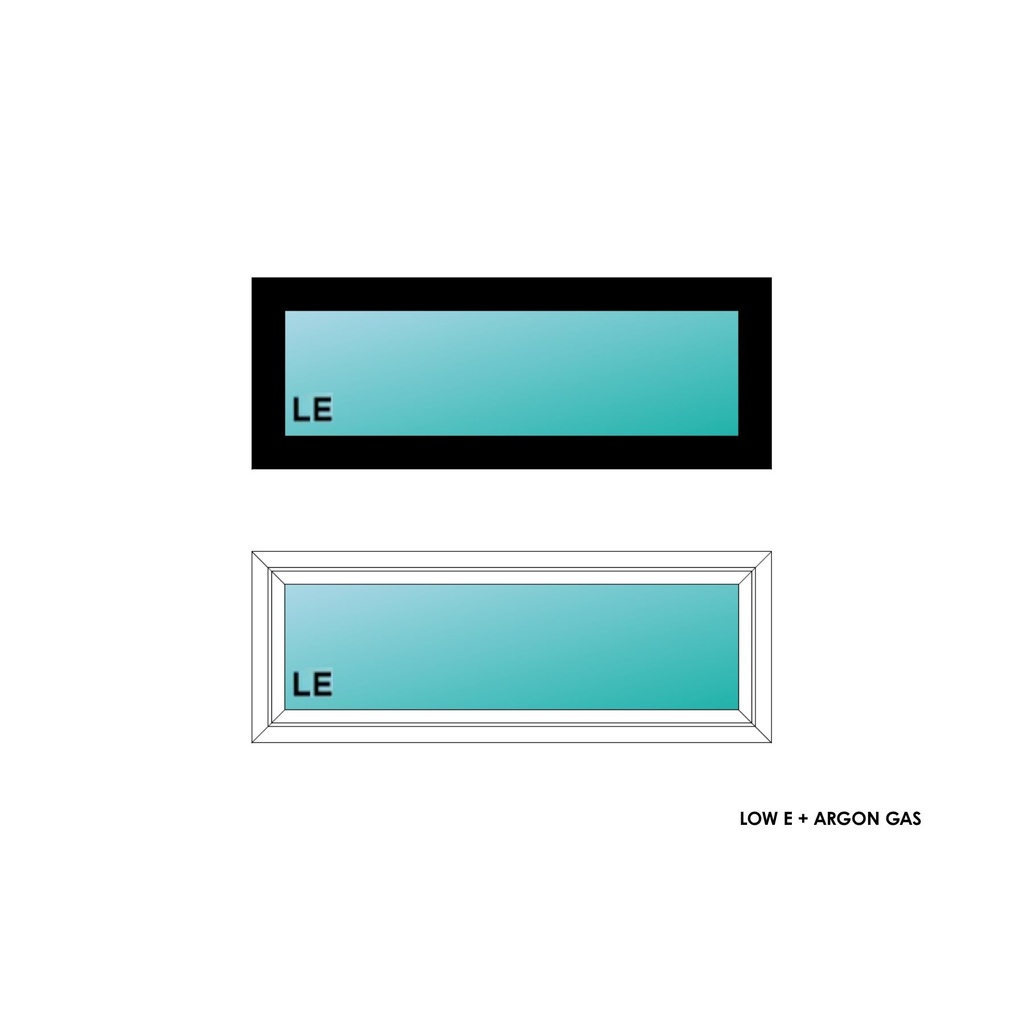 ELEVATE WINDOWS:4016 BLK PW 48x18