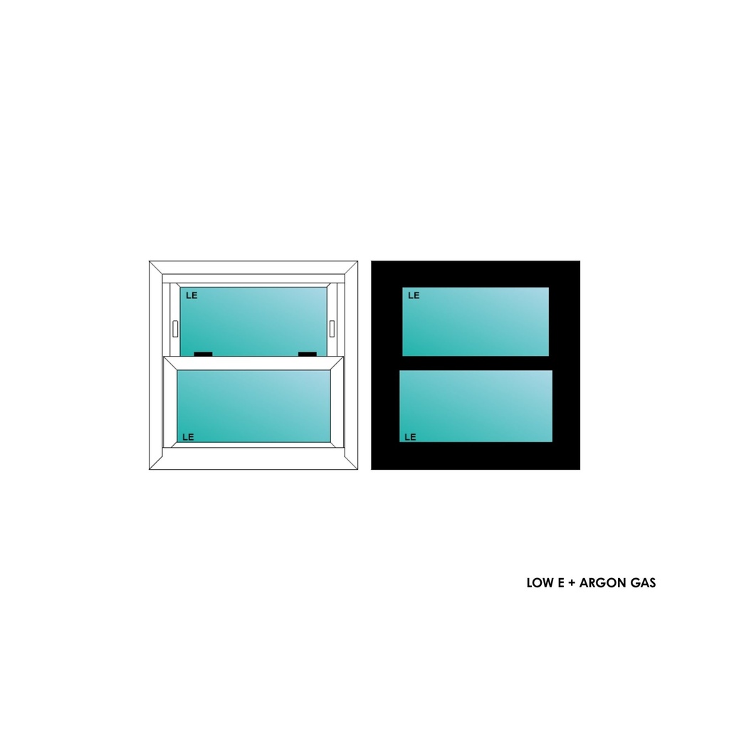 ELEVATE WINDOWS:2020 BLK SH 24X24