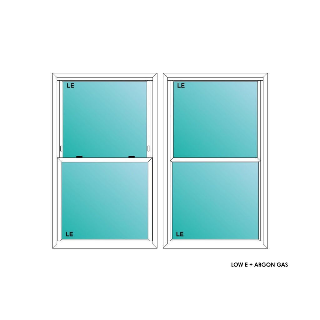 ELEVATE WINDOWS:3050 WH SH 36X60 B7