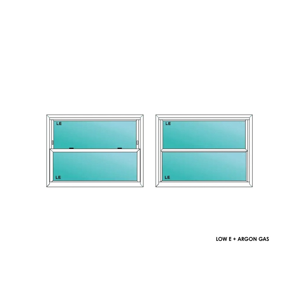 ELEVATE WINDOWS:4030 WH SH 48X36 C7