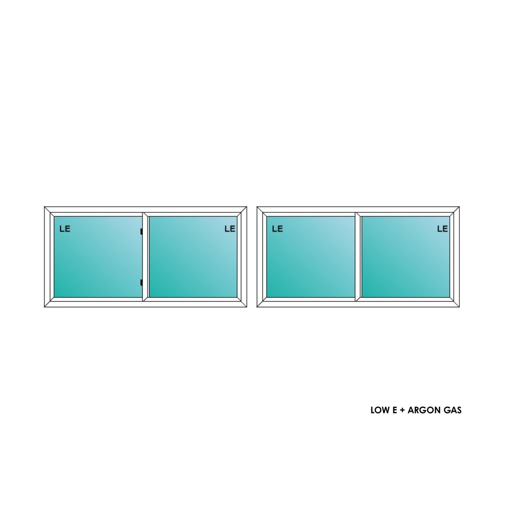 ELEVATE WINDOWS:6030 WH SL 72x36 A8