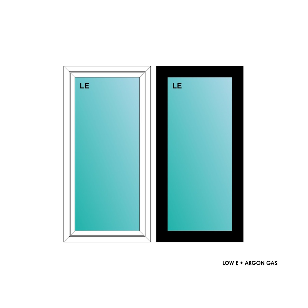 ELEVATE WINDOWS:2040 BLK PW 24X48