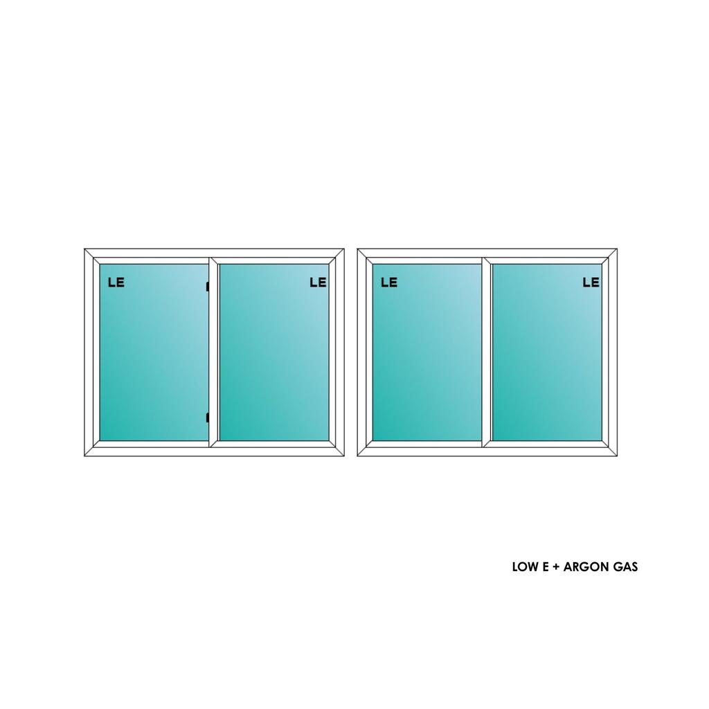 ELEVATE WINDOWS:5038 WH SL 60x44 B6