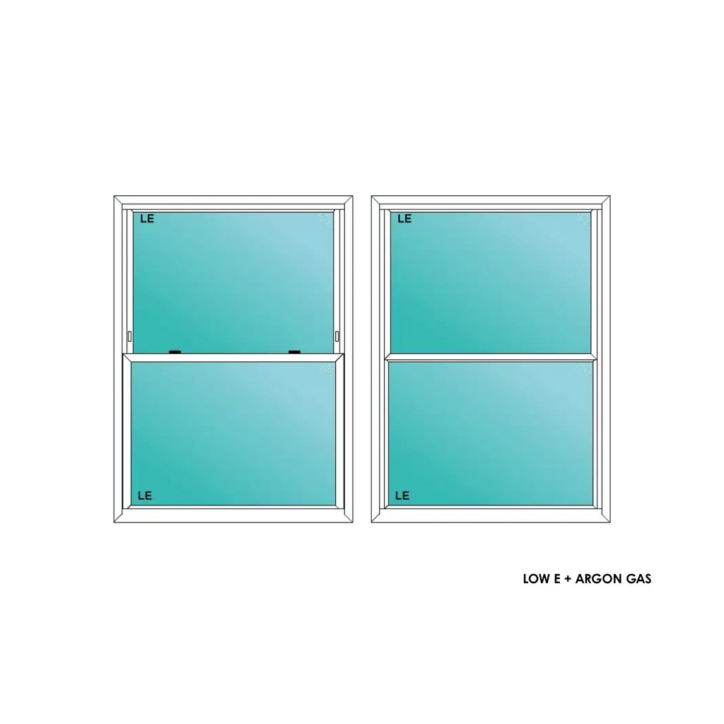 ELEVATE WINDOWS:3850 WH SH 44x60 B9