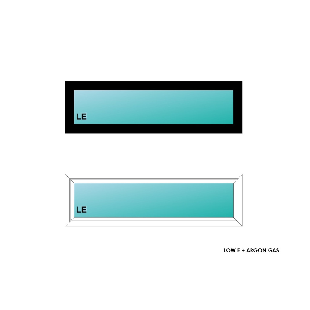 ELEVATE WINDOWS:5016 BLK PW 60X18