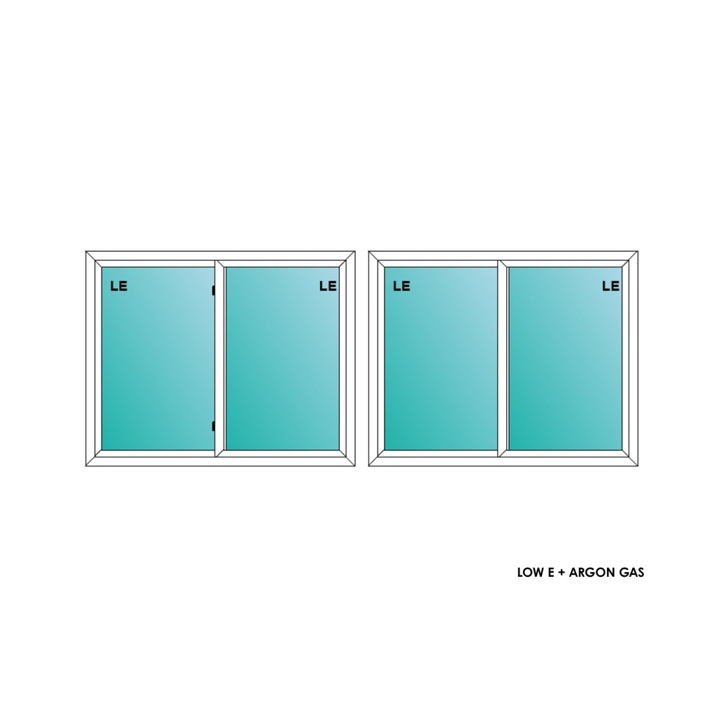 ELEVATE WINDOWS:6040 WH SL 72x48 A7
