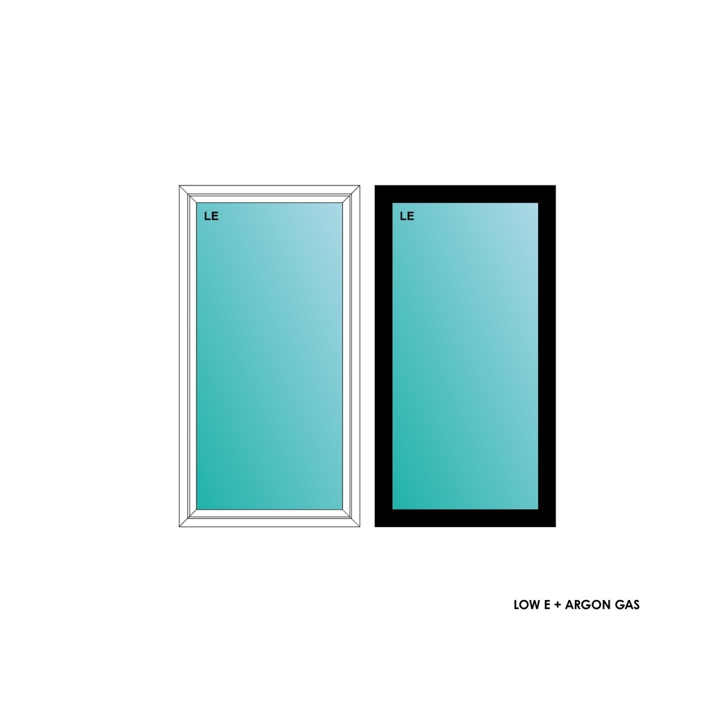 ELEVATE WINDOWS:2640 BLK PW 30x48