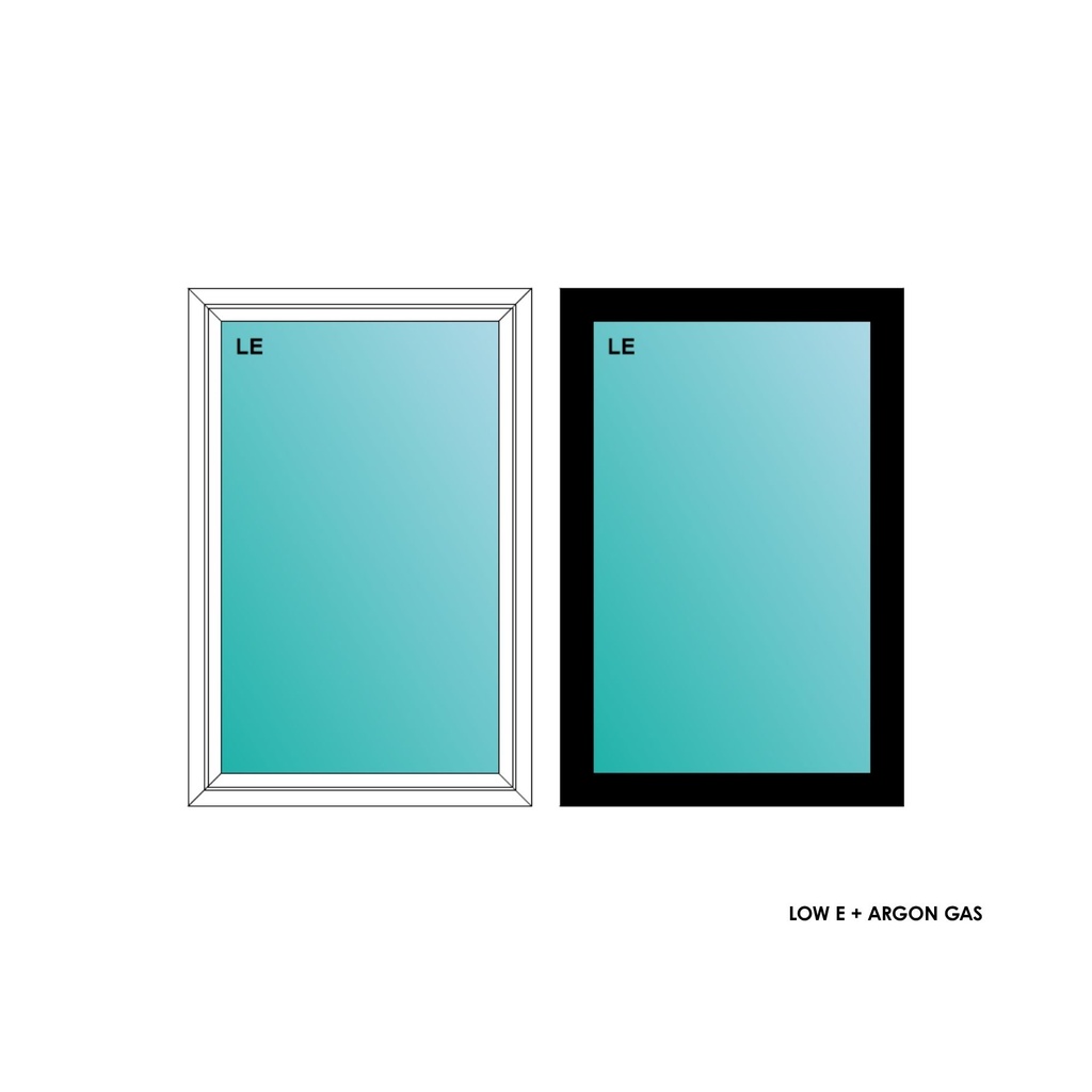 ELEVATE WINDOWS:2840 BLK PW 32x48