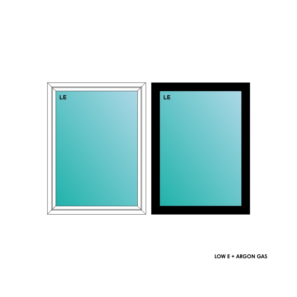 ELEVATE WINDOWS:3040 BLK PW 36X48