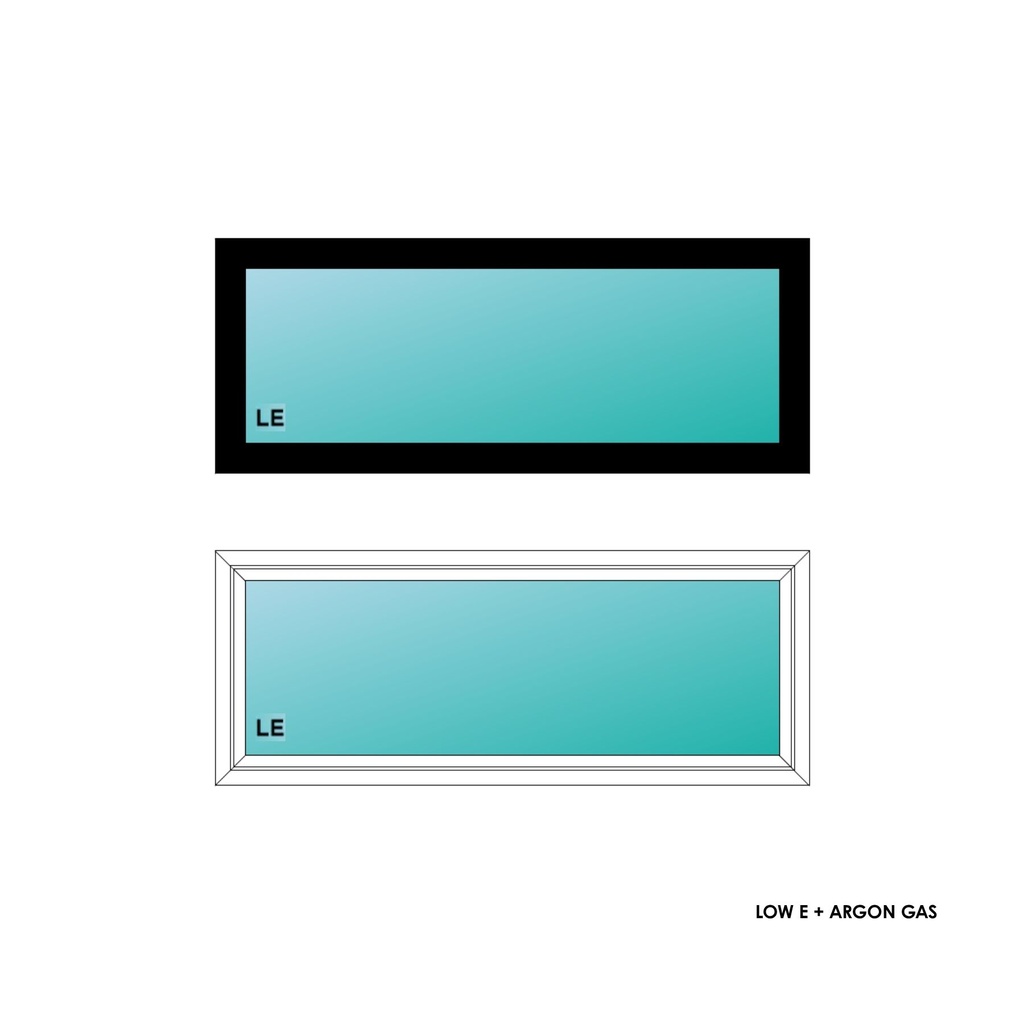 ELEVATE WINDOWS:5020 BLK PW 60X24