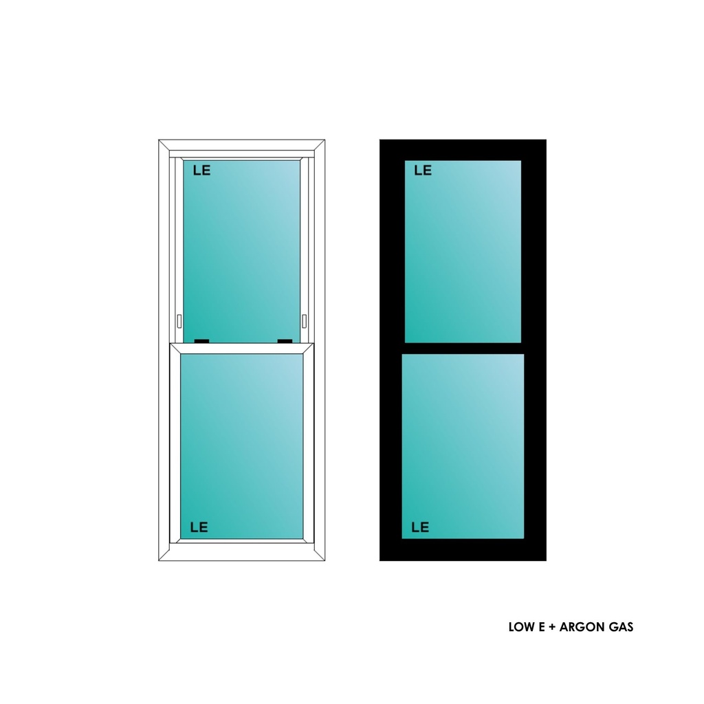 ELEVATE WINDOWS:2050 BLK SH 24X60 D1