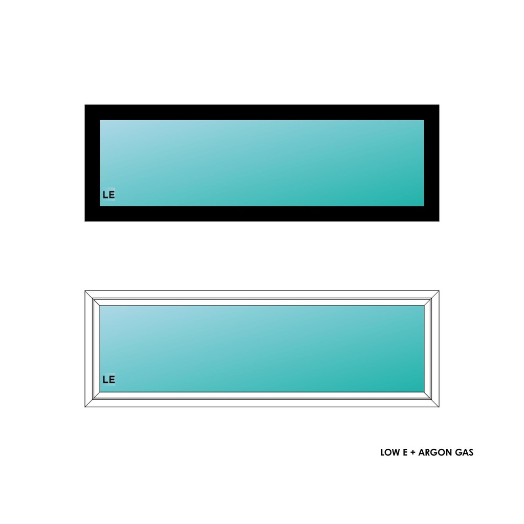 ELEVATE WINDOWS:6020 BLK PW 72X24