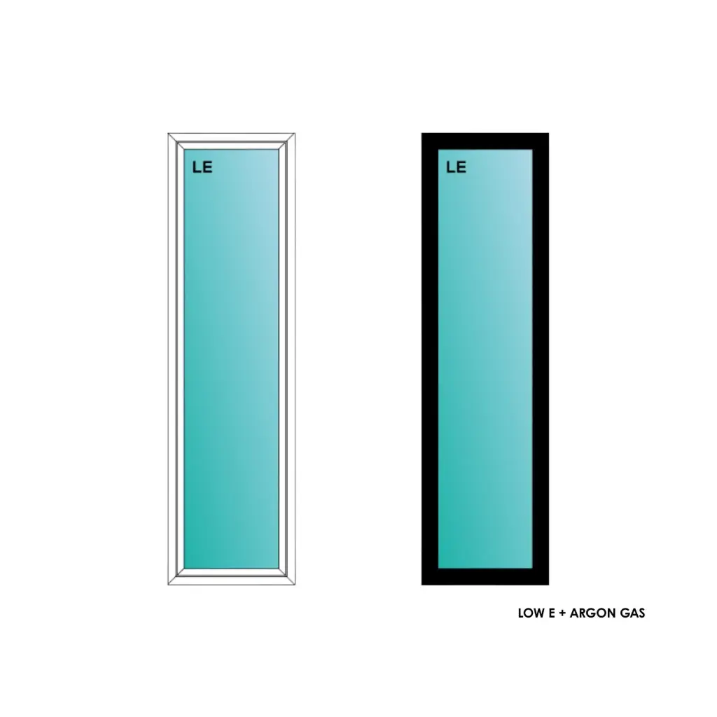 ELEVATE WINDOWS:2070 BLK PW 24X84