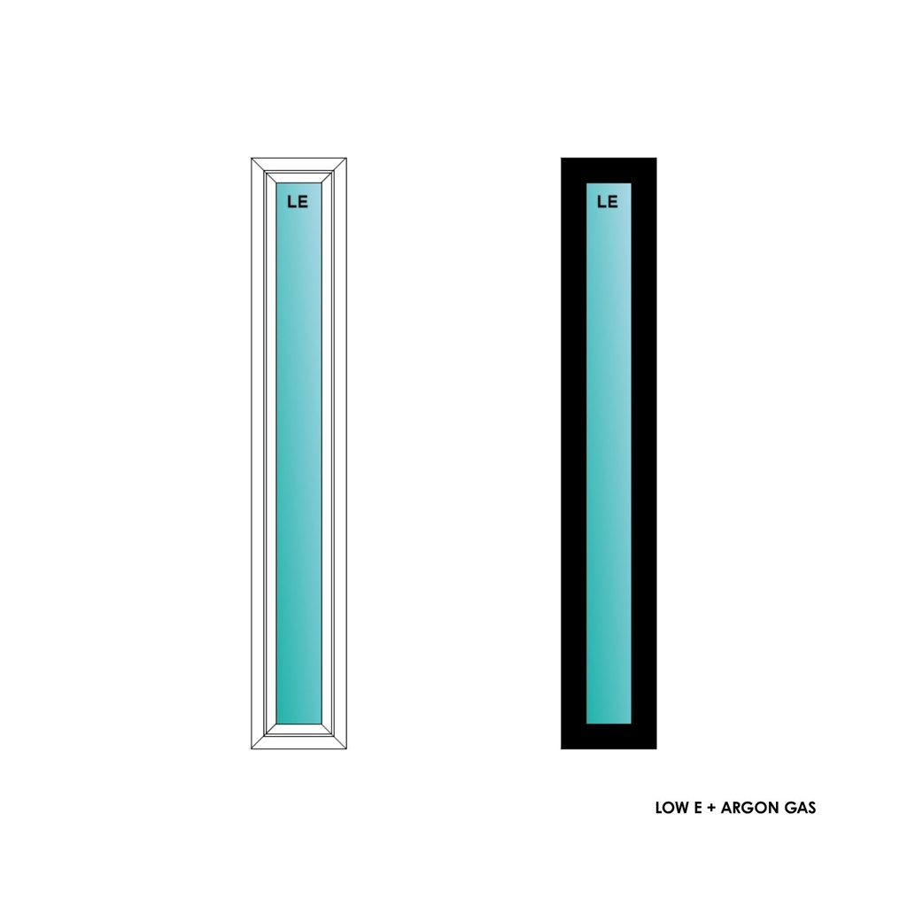 ELEVATE WINDOWS:2070 BLK PW 24X84