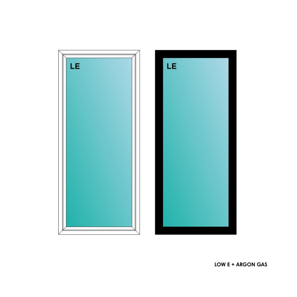 ELEVATE WINDOWS:2860 BLK PW 32X72