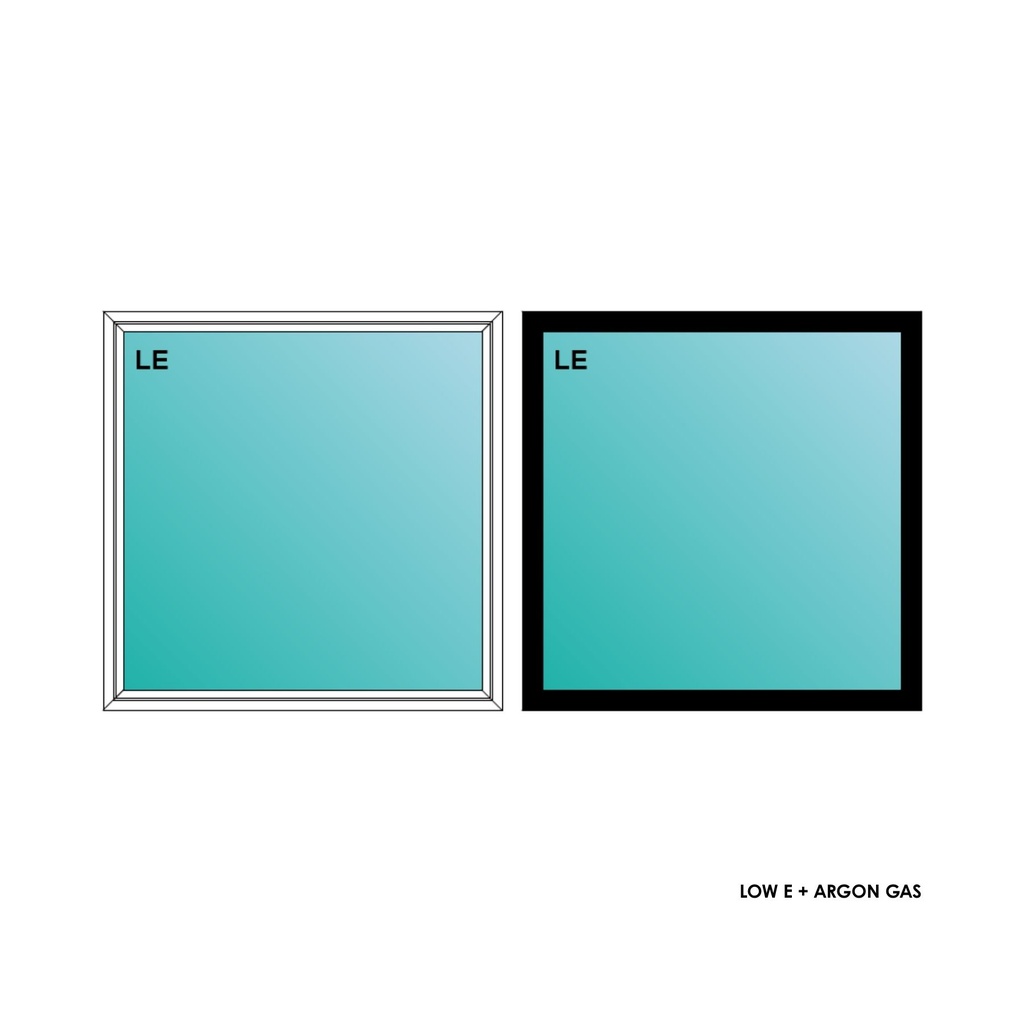 ELEVATE WINDOWS:5050 BLK PW 60X60