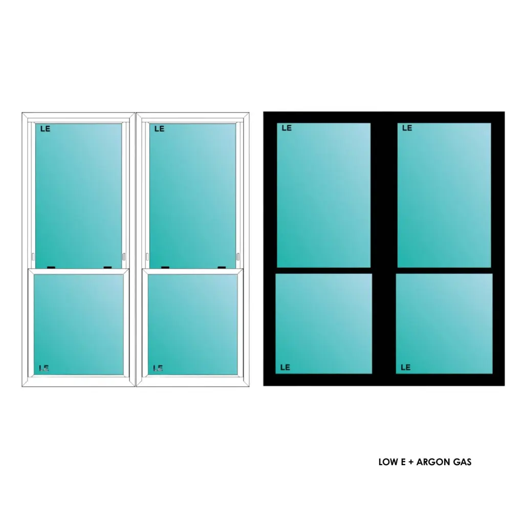 ELEVATE WINDOWS:5060 TWIN BLK SH 60X72