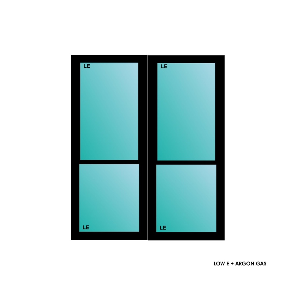 ELEVATE WINDOWS:5060 TWIN BLK SH 60X72