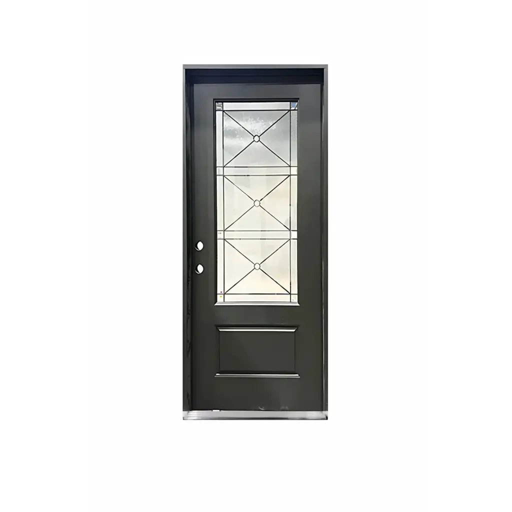 EXTERIOR DOOR:EXTERIOR FIBERGLASS WITH FLUSH GLAZED RH 3'0 x 6'8" **1020R**